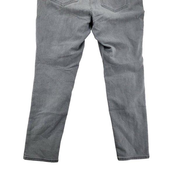 Old Navy Jeans Women's Tapered Leg Super Skinny Fit Denim Stretch Gray 16 - Picture 7 of 9